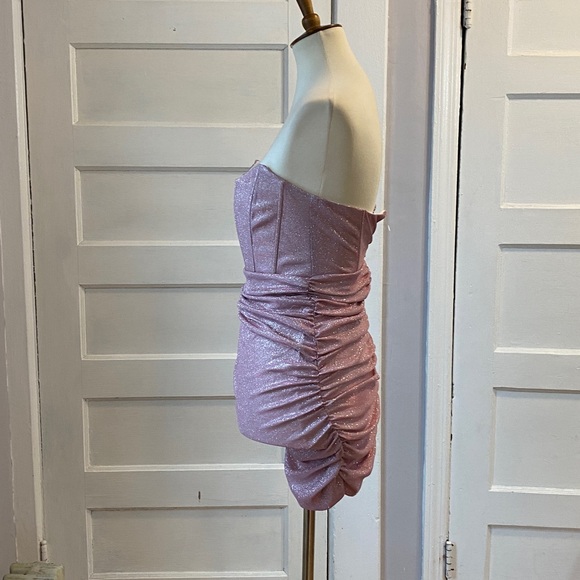 NWT Dressmezee Serena Lurex Corset Mini Dress, Size L - Picture 11 of 17